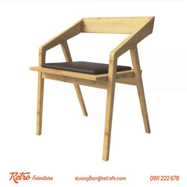 ghế gỗ cafe