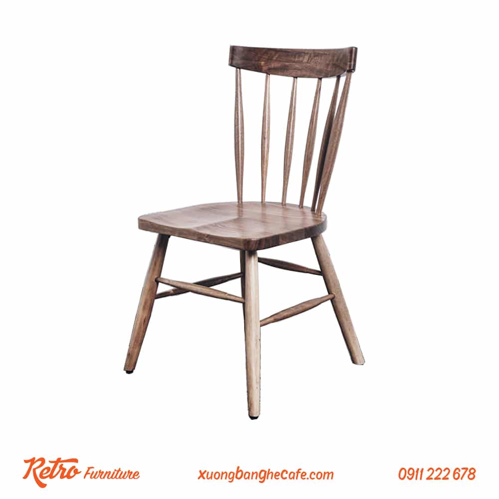 ghế gỗ cafe pinnstol