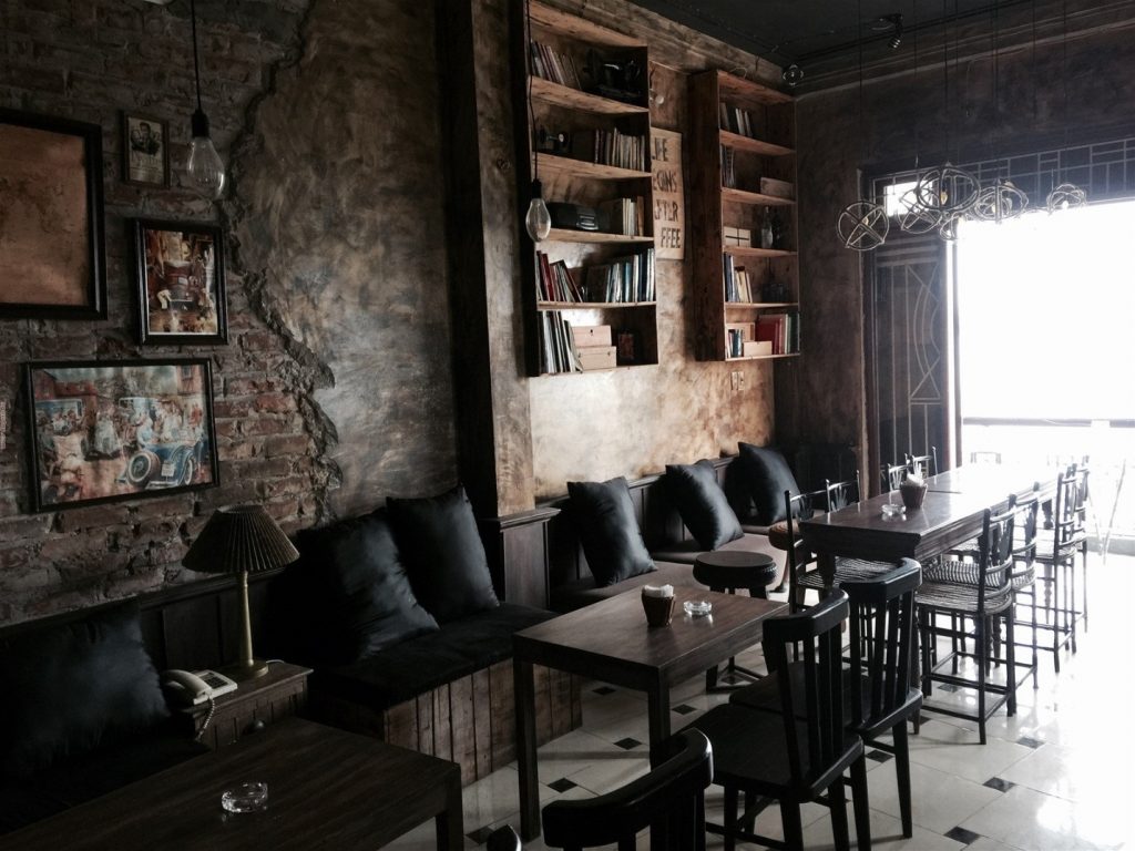 Quán cafe với thiết kế đơn giản những vẫn đậm phong cách vintage