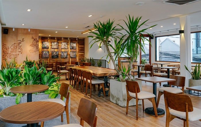 Quán cafe được trang trí theo phong cách hiện đại: The Coffee House