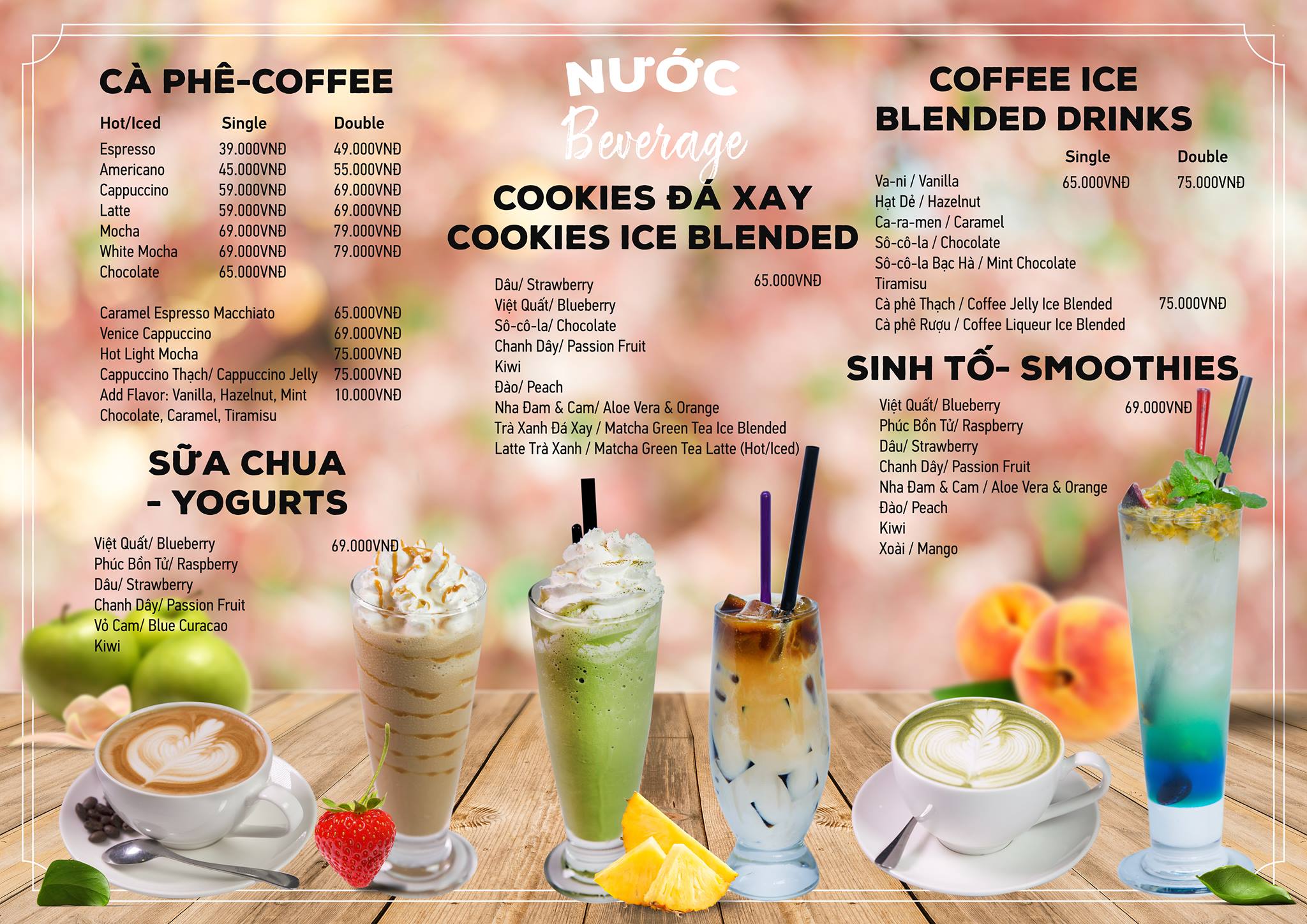 100 + Mẫu Menu Quán Cafe Đẹp, Ấn Tượng Với Khách Hàng